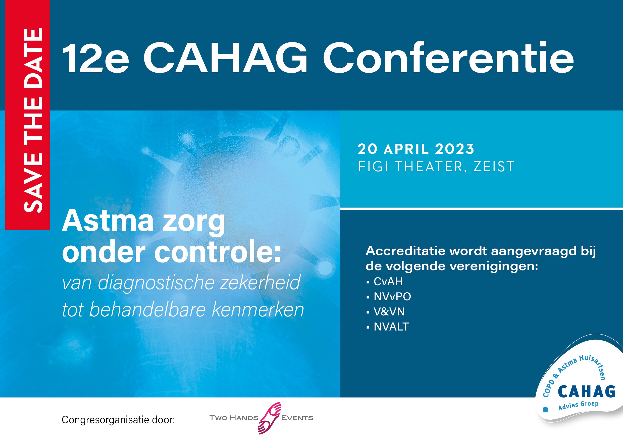 Save the date: CAHAG conferentie 20 april 2023