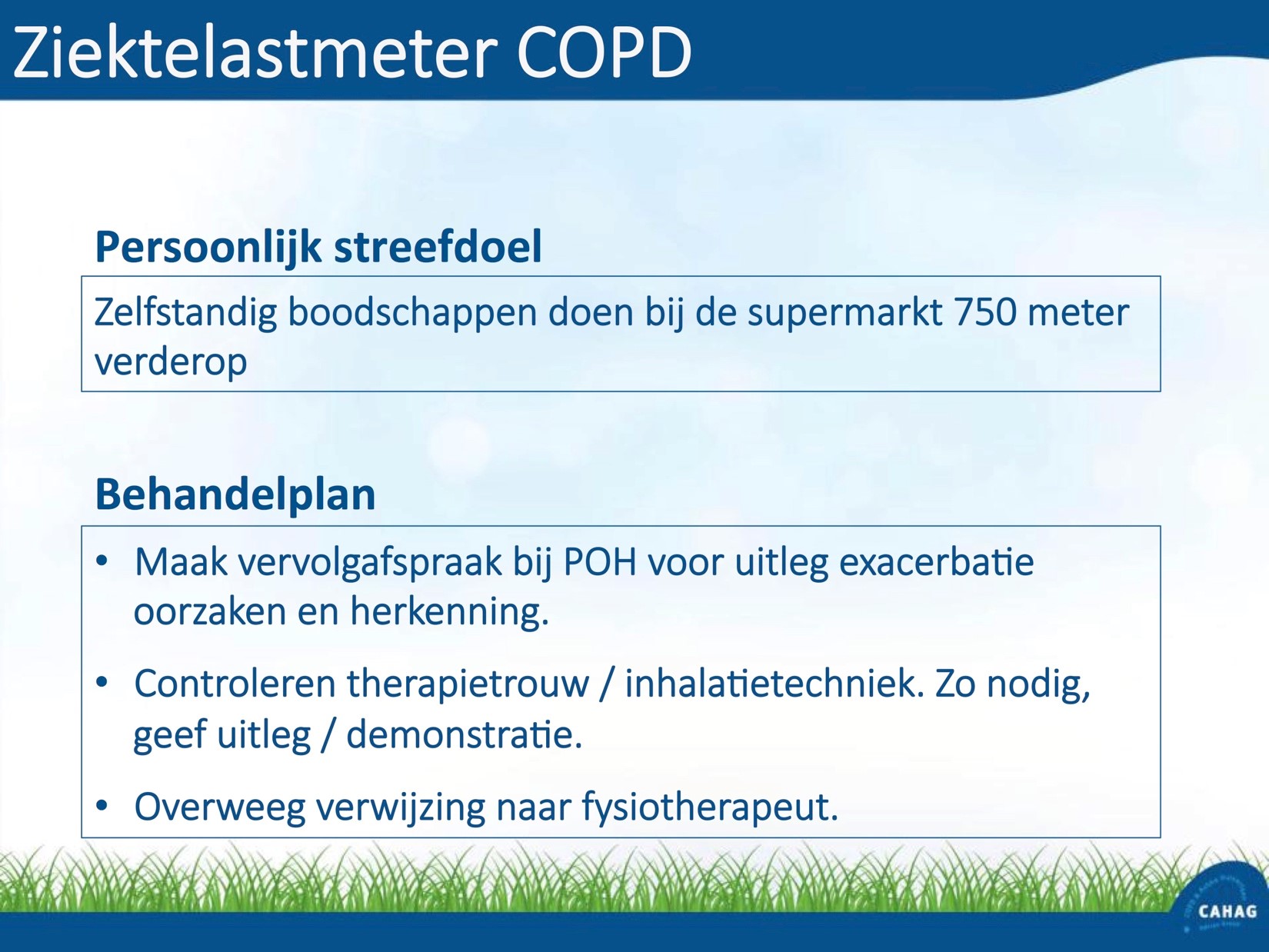 Streefdoel ziektelast 